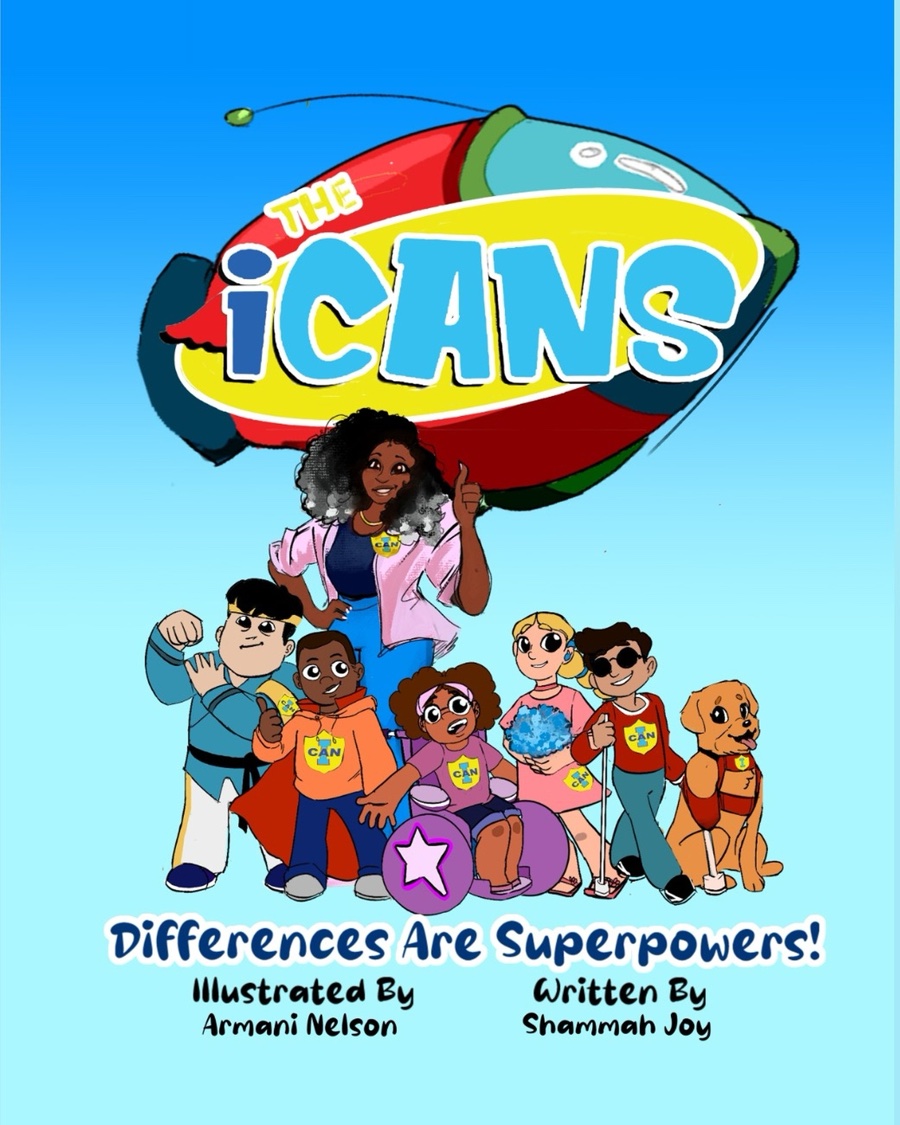 The iCANS: Welcome to CanLand! book cover, illustrated by Armani Nelson, written by Shammah Joy