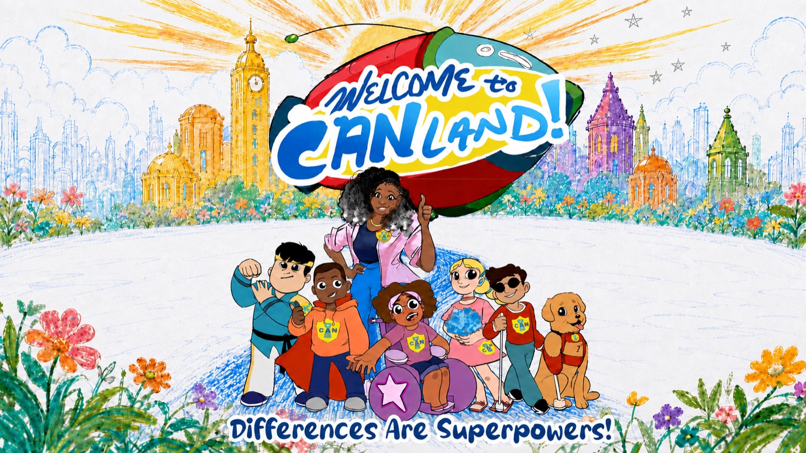Welcome to CanLand! Chief Joy and The iCANS Crew &mdash; Differences Are Superpowers!